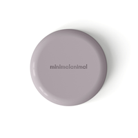 Thumbnail for Circular modern lavender silicone lick mat designed for use with ceramic bowl for dogs and cats