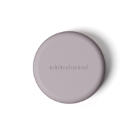 Thumbnail for Dusty lavender minimalist circular silicone slow feeder designed to resemble grapefruit for dog use