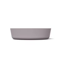 Thumbnail for Dusty lavender minimalist circular silicone slow feeder designed to resemble grapefruit for dog use